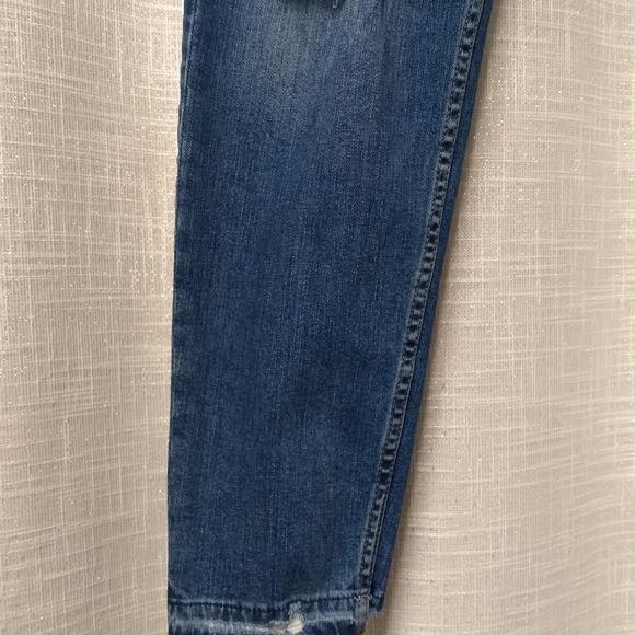 ZARA MAN Ripped Blue Denim Jeans SZ 34 - Picture 4 of 6